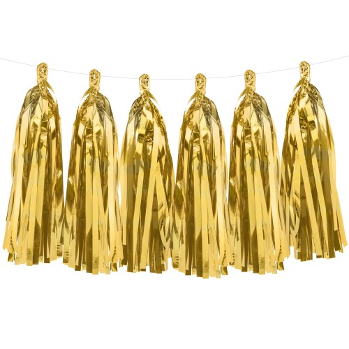 Χρυσή Tassel Garland Χάρτινη Γιρλάντα