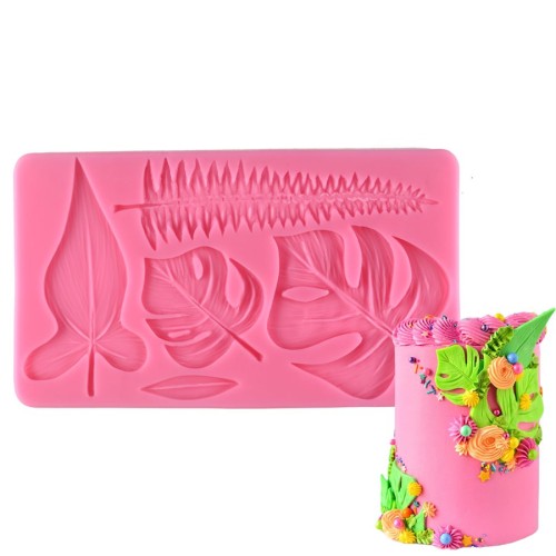 Καλούπι Σιλικόνης Τροπικά Φύλλα N.Y. Cake