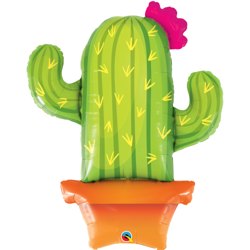 Μεταλλικό Μπαλόνι Κάκτος Potted Cactus