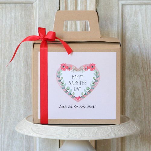 Αυτοκόλλητα για Συσκευασίες-Valentine's Day Box Sticker Collection-"Βαν ντιζάιν"