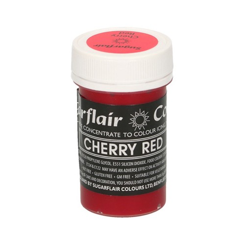Κόκκινο Κεράσι Συμπυκνωμένο Βρώσιμο Παστέλ Χρώμα 25γρ της Sugarflair