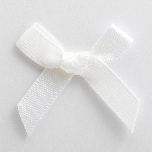 Κορδέλα Λευκή σατέν διπλής όψης (3mm)