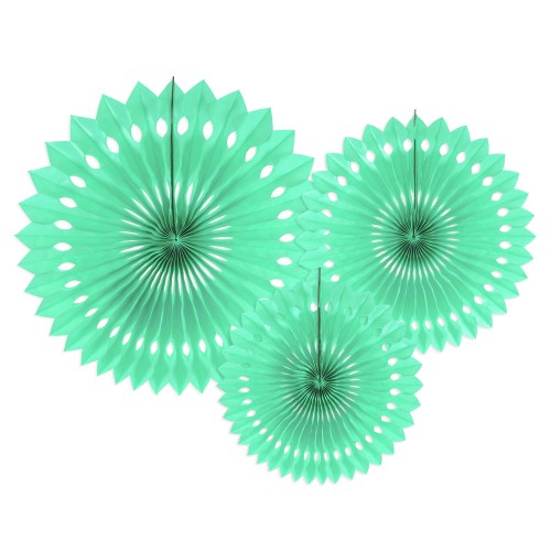 Σετ Διακόσμησης Βεντάλιες Μέντα PartyDeco