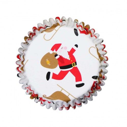 Άγιος Βασίλης Με Έλκηθρο Καραμελόχαρτα Αλουμινίου PME 30pcs