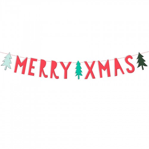 Χριστουγεννιάτικη Γιρλάντα Merry Xmas PartyDeco