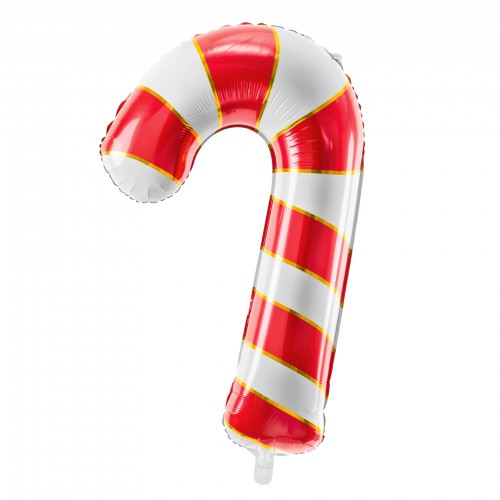 Μεταλλικό Μπαλόνι Κόκκινο Ζαχαρωτό-PartyDeco