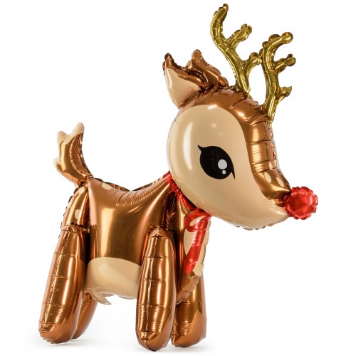 Μεταλλικό Μπαλόνι Ρούντολφ Ελαφάκι PartyDeco