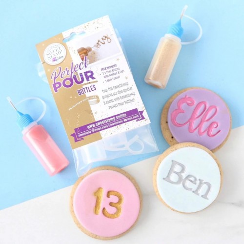 Μπουκάλια Με Χωνάκι Για Σκόνη Σε Υγρό Χρώμα 2pcs