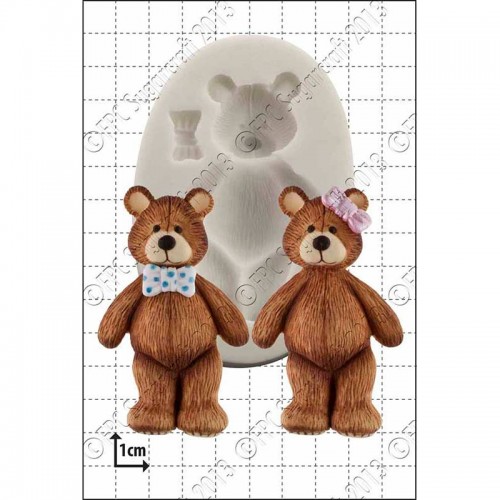 Καλούπι Σιλικόνης Αρκουδάκι Για Ζαχαρόπαστα-FPC