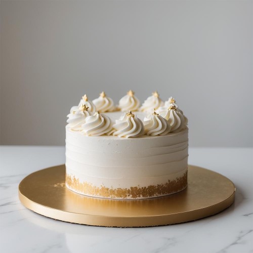 Στρογγυλός Δίσκος Χρυσός Χοντρός 25,4cm