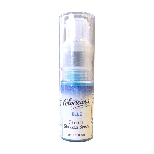 Περλέ Μπλε Γκλίτερ σε Σπρέι 10gr Coloricious
